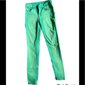 American Eagle women’s seafoam green jeggings size 00